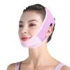 V Line Face Shaper Elastic Face Slimming Bandage Chin Cheek Lift Up Belt Women Face Skin Care Beauty Tools Facial Massage Strap - Purple