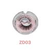 1Pair Glue-free False Eyelashes Wispy Natural Lashes Long Eyelash Self-adhesive Lash Extension Reusable Handmade Lash For Makeup - ZD03