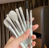 Morandi Color Matching Makeup Brush 8 Pcs Set Foundation Eye Shadow Blush Brush - green