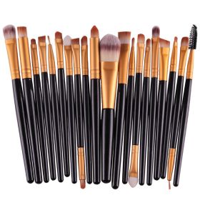 Set of 20 Pcs Eye Makeup Brushes Eyeshadow Brushes Beauty Tools - B