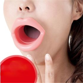 Silicone Rubber Face Slimmer Exercise Mouth Piece Muscle Anti Wrinkle Lip Trainer Mouth Massager Exerciser Mouthpiece Face Care - Black