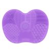 Newest Silicone Brush Cleaner Cosmetic Make Up Washing Brush Gel Cleaning Mat Foundation Makeup Brush Cleaner Pad Scrubbe Board - China - Purple