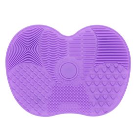 Newest Silicone Brush Cleaner Cosmetic Make Up Washing Brush Gel Cleaning Mat Foundation Makeup Brush Cleaner Pad Scrubbe Board - China - Purple