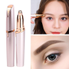 Eyebrow Epilator Maquiagem Profissional Completa Trymer Do Brwi Eye Brow Trimmer For Rasoir Visage Femme Make Up Eye Brow Shaper - Battery