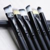 20 black eye makeup brush set; with foundation nose shadow lip concealer eye shadow eyeliner and mascara brush - default