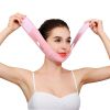 V Line Face Shaper Elastic Face Slimming Bandage Chin Cheek Lift Up Belt Women Face Skin Care Beauty Tools Facial Massage Strap - Black