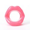 Silicone Rubber Face Slimmer Exercise Mouth Piece Muscle Anti Wrinkle Lip Trainer Mouth Massager Exerciser Mouthpiece Face Care - Pink