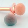 Soft Fluffy Loose Powder Brush Imitation Wool Fiber Large Foundation Blush Brush Professional Blush Contour Makeup Brushes - Pink