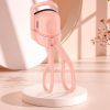 Eyelash Curler Portable Electric Heated Comb Eye Lash Perm Long Lasting Eyelashes Curls Thermal Eyelash Curler Makeup Tools - Pink