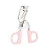 Woman Eyelash Curler Professional Eyelash Curler Folding False Eyelashe Auxiliary Eyelash Curling Clip Small Makeup Tool - Light Pink