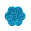 Facial Cleansing Brush Silicone Brush for Face Exfoliating Facial Cleanser Massage Brush Face Wash Foam Scrub Women Beauty Tool - Blue