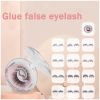 1Pair Glue-free False Eyelashes Wispy Natural Lashes Long Eyelash Self-adhesive Lash Extension Reusable Handmade Lash For Makeup - ZD03