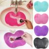 Newest Silicone Brush Cleaner Cosmetic Make Up Washing Brush Gel Cleaning Mat Foundation Makeup Brush Cleaner Pad Scrubbe Board - China - Black