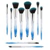 10pcs professional makeup brush with crystal handle foundation brush hot sale  US - as pic