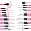 32 Pieces Professional Makeup Makeup Brush Kit with Makeup Bag - default