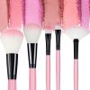 12pcs Pro Makeup Brushes Face Powder Eyebrows Eyeliners Lip Pencil Brush Bag - default