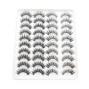 20 Pairs Mink Lashes Natural False Eyelashes Dramatic Volume Fake Lashes Soft Thick Long Eyelashes Wispy Makeup Extension 2022 - 1Pc tweezers