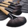 Gift Bag Of 24 pcs Makeup Brush Sets Professional Cosmetics Brushes Eyebrow Powder Foundation Shadows Pinceaux Make Up Tools - Beige