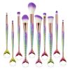 New Makeup Brush Set Eyebrow Shadow Lip Pencil Blush Cosmetic Brushes Blending Colorful Amazing Set - Multicolor